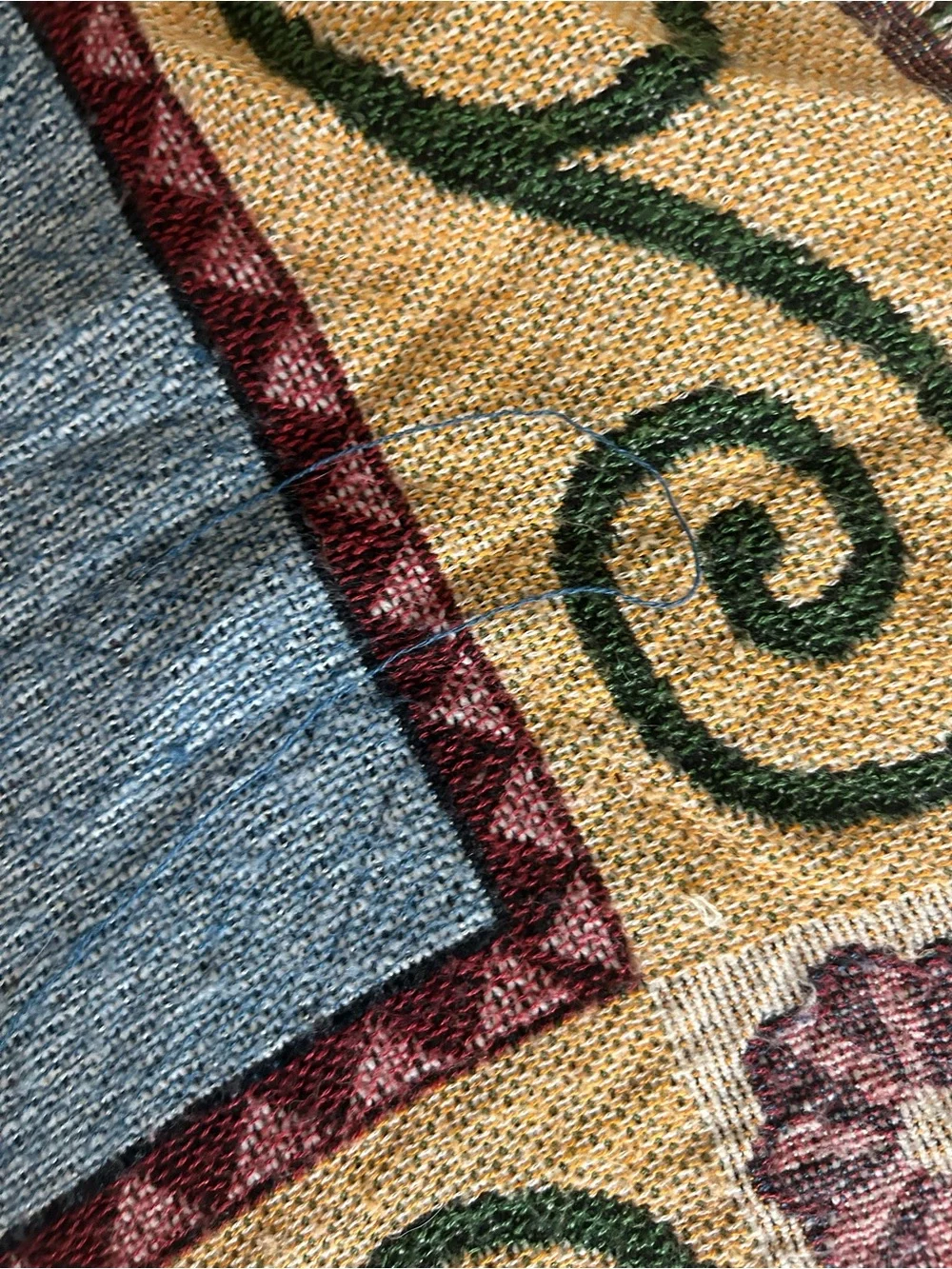 Sisters Throw Blanket - Yellow & Green